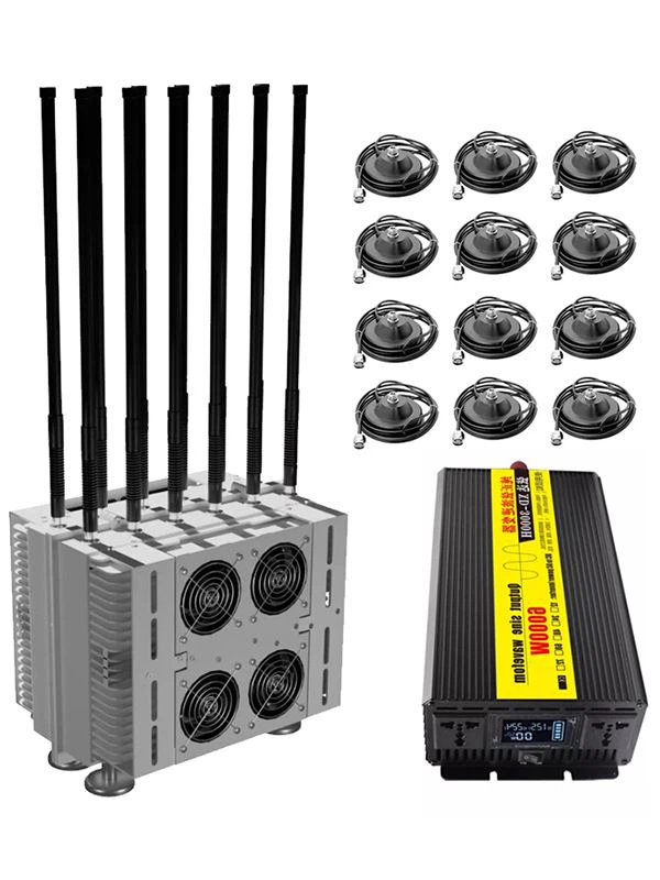 12-Channel 200MHz-6g 600W Strong Magnetic Mount Vehicle-Mounted Device Dji Uav Fpv Drone Jamming